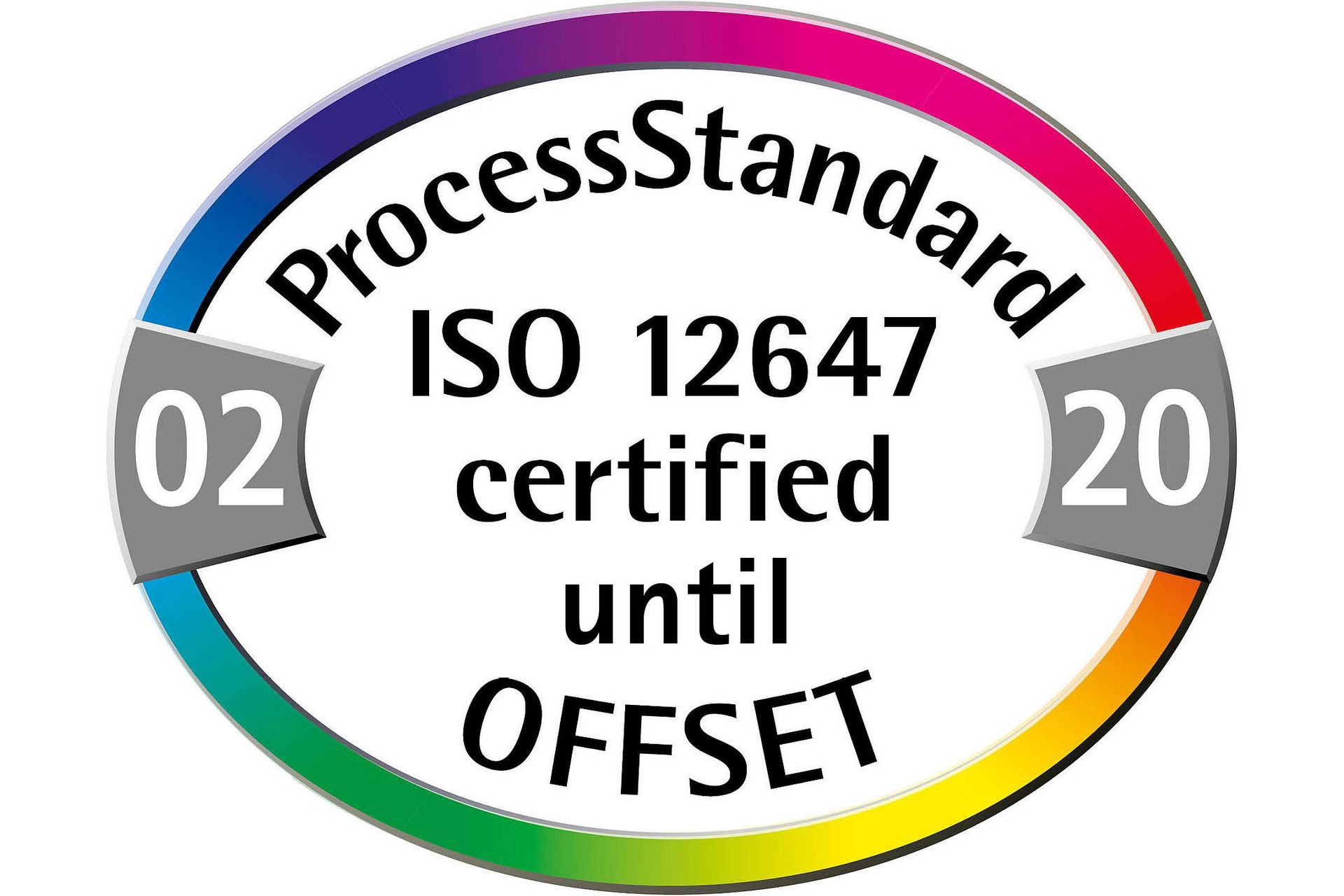 english seal of the ProcessStandard offset certification