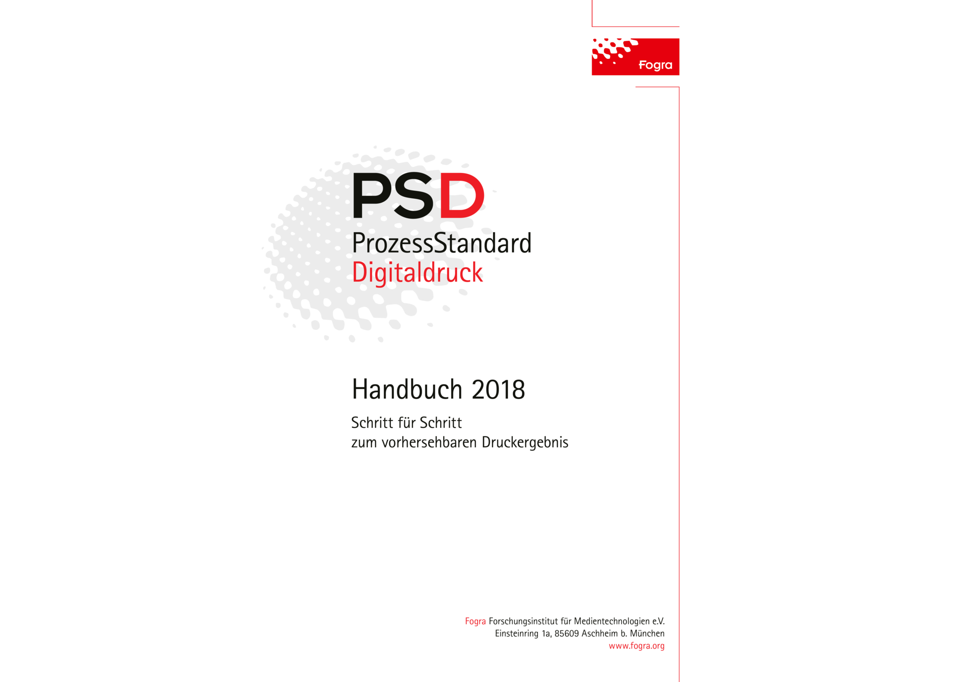 Erste Seite des PSD Handbuchs von 2018